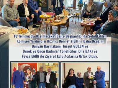 7 MELEK FİLMİ ŞEHİT AİLELERİ ZİYARETİ-KAYSERİ